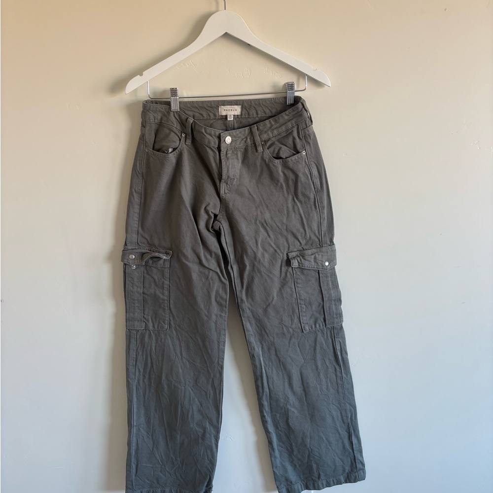 Women’s Gray Cargo Pants